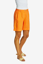 Load image into Gallery viewer, Ping Pong - Mila Linen Shorts in Jaffa colour side shot
