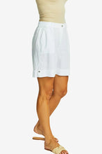 Load image into Gallery viewer, Ping Pong - Mila Linen Shorts in White colour side shot
