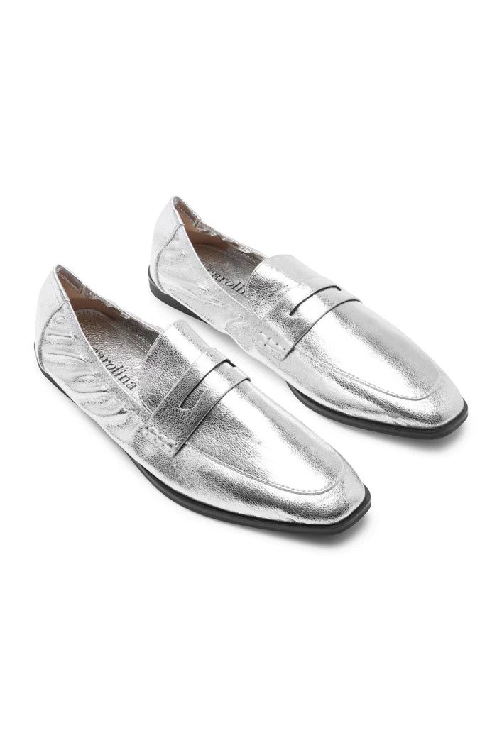 Carolina - Sonia Silver Loafers