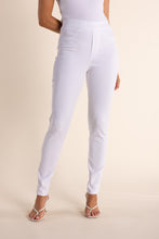 Load image into Gallery viewer, Two-T&#39;s 7/8 Pull On Pant - White Front Shot
