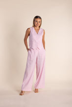 Load image into Gallery viewer, Two-T&#39;s Linen Waist Coat - Pink Rose
