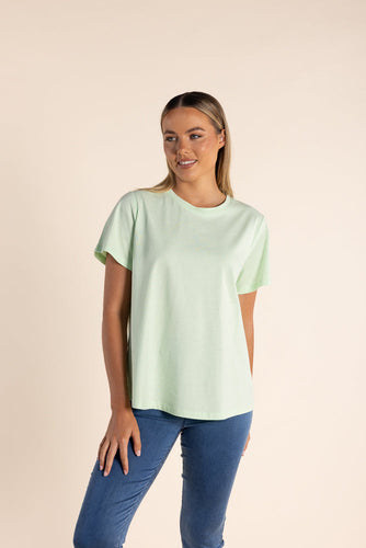 Two-T's Crew Tee - Soft Green