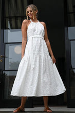 Load image into Gallery viewer, Wyatt Wylde - Gable Dress in Eyelet colour front shot
