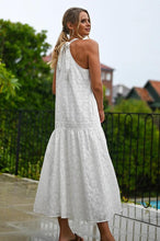 Load image into Gallery viewer, Wyatt Wylde - Gable Dress in Eyelet colour back shot
