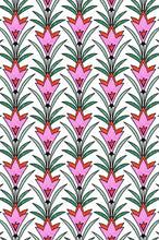 Load image into Gallery viewer, Wyatt Wylde - Mara Dress in Pink Vine graphic
