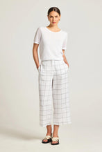 Load image into Gallery viewer, Yarra Trail Sentosa Pant in Black/White colour front shot
