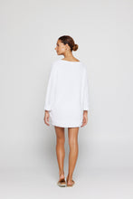 Load image into Gallery viewer, By Ridley Veronica Sweater Color White Back View
