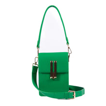 Load image into Gallery viewer, Liv and Milly Harper Handbag - Green Front View
