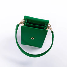 Load image into Gallery viewer, Liv and Milly Harper Handbag - Green Inside View
