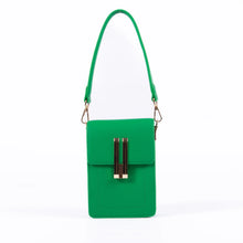 Load image into Gallery viewer, Liv and Milly Harper Handbag - Green Front View
