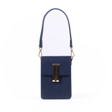 Load image into Gallery viewer, Liv and Milly Harper Handbag - Navy Front View
