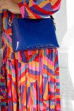 Load image into Gallery viewer, Liv and Milly Ravello Handbag - Blue wore by a model
